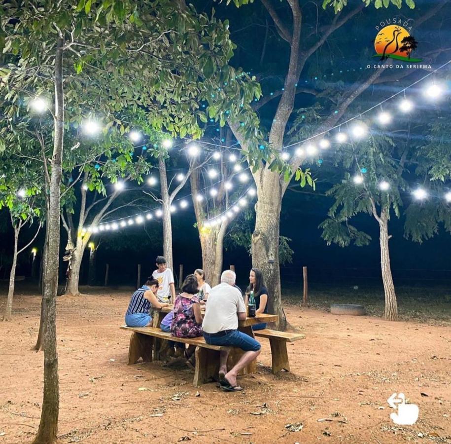 Pousada O Canto Da Seriema Nobres Bagian luar foto