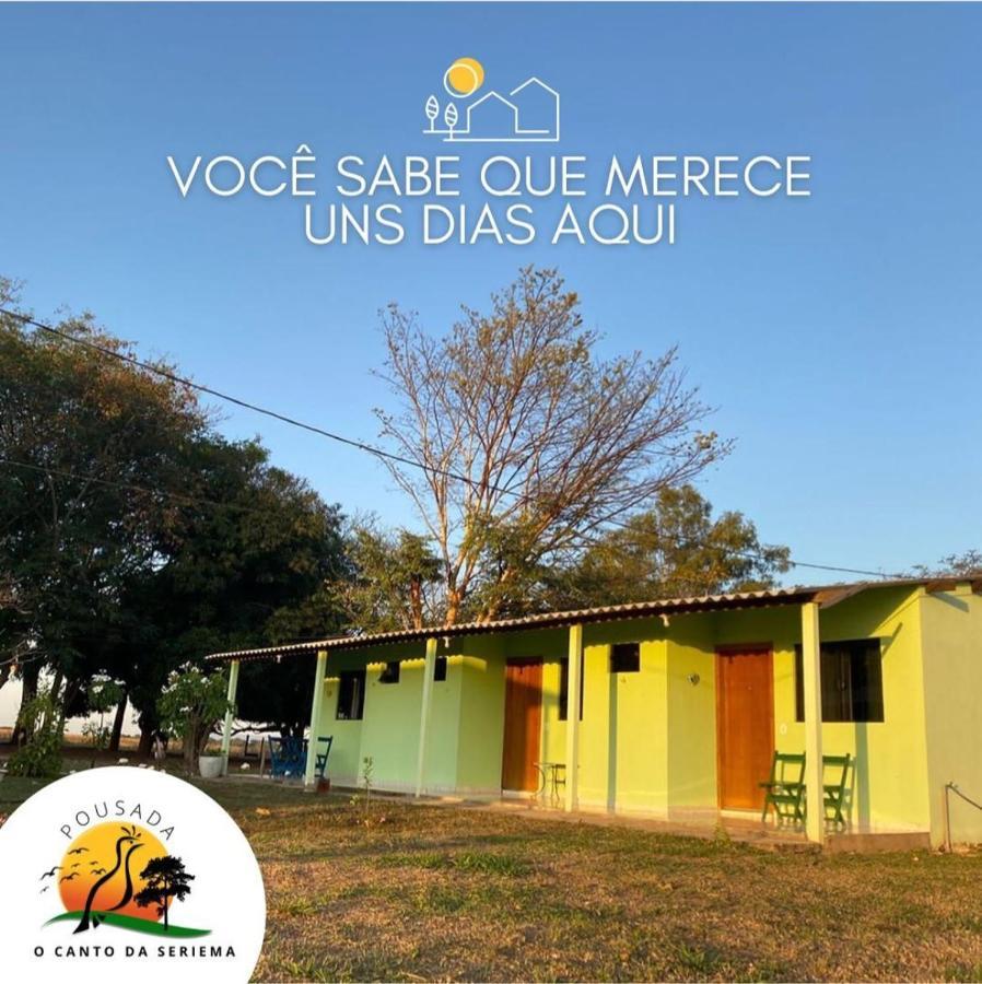 Pousada O Canto Da Seriema Nobres Bagian luar foto